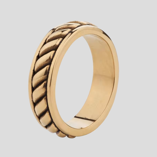 Gold Rope Ring