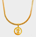 Load image into Gallery viewer, Gold St Christopher Necklace
