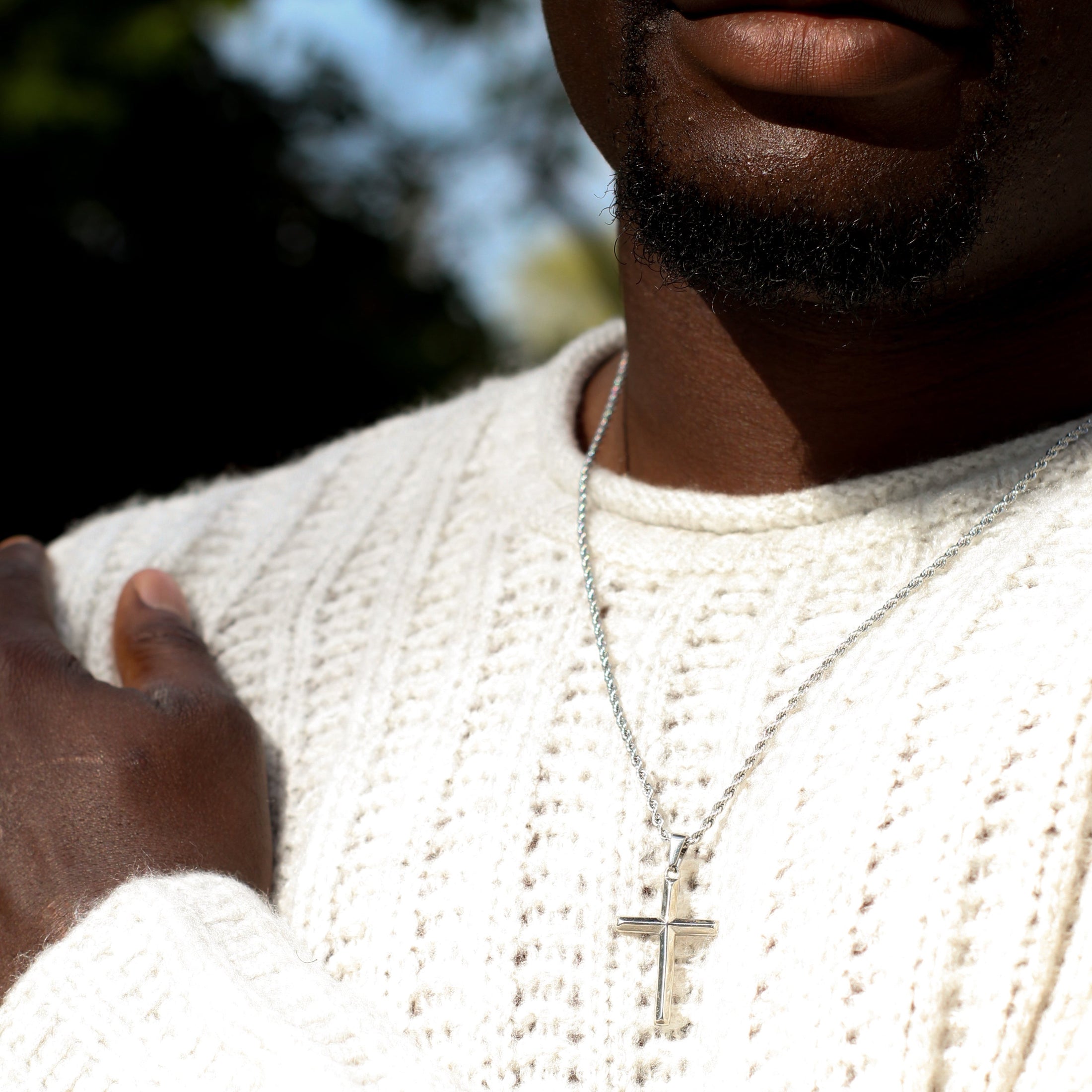 Silver Cross Pendant