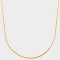 Load image into Gallery viewer, Gold Snake Necklace 1.5mm
