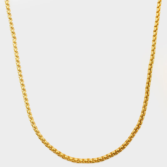 Gold Wheat Necklace