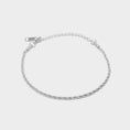 Load image into Gallery viewer, Silver Rope Bracelet 2mm
