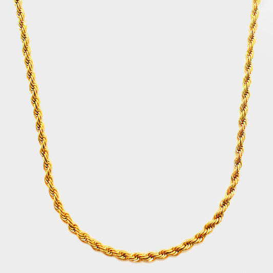 Gold Rope Necklace