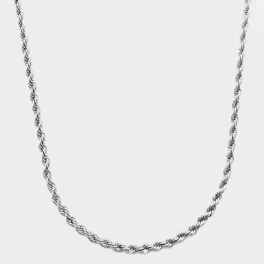 Silver Rope Necklace