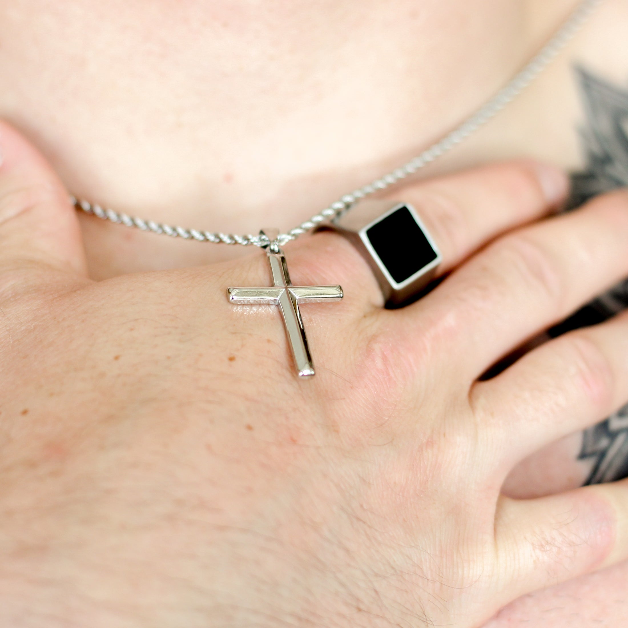 Silver Cross Pendant