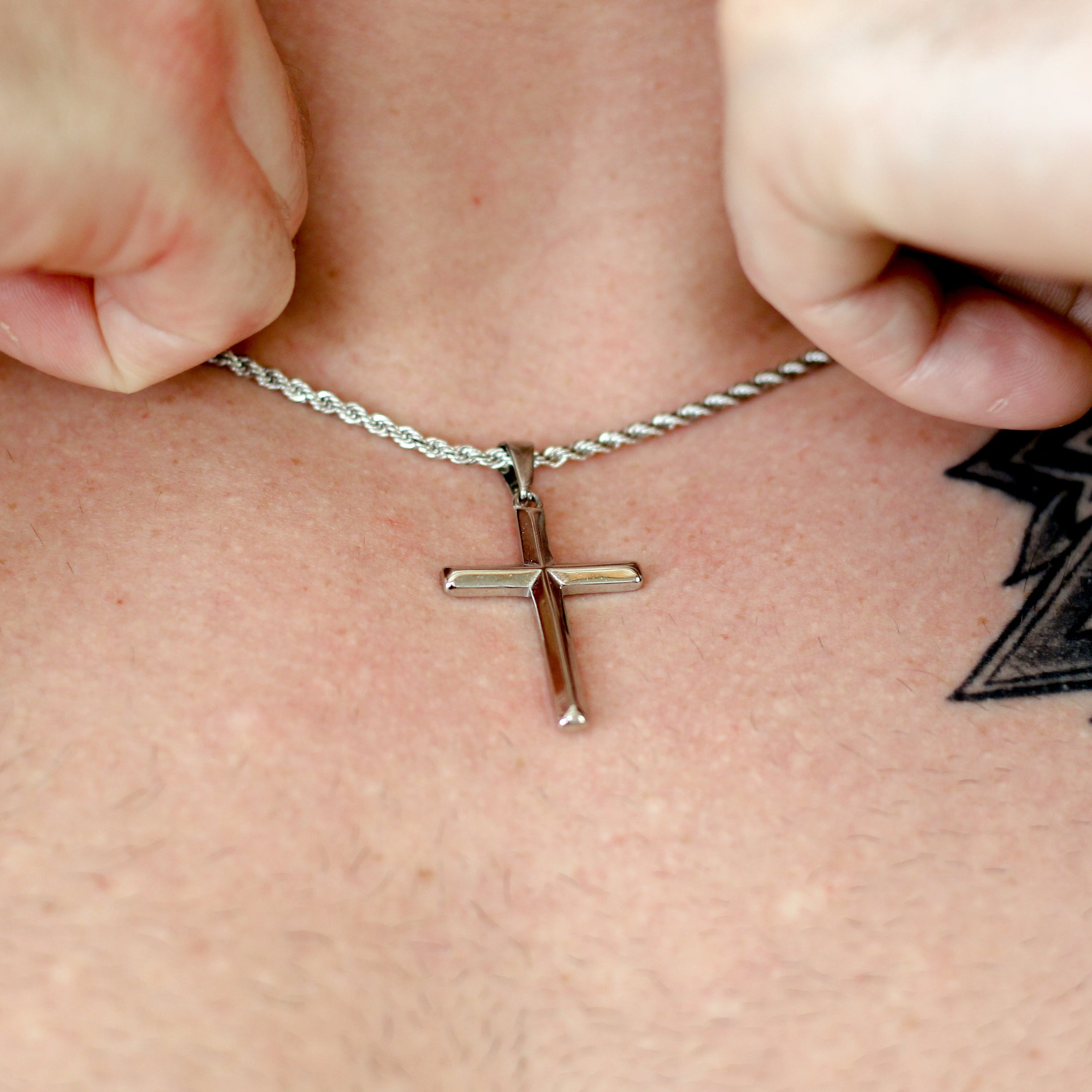 Silver Cross Pendant