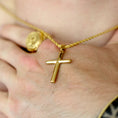 Load image into Gallery viewer, Gold Cross Pendant
