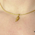 Load image into Gallery viewer, Gold Angel Wing Pendant
