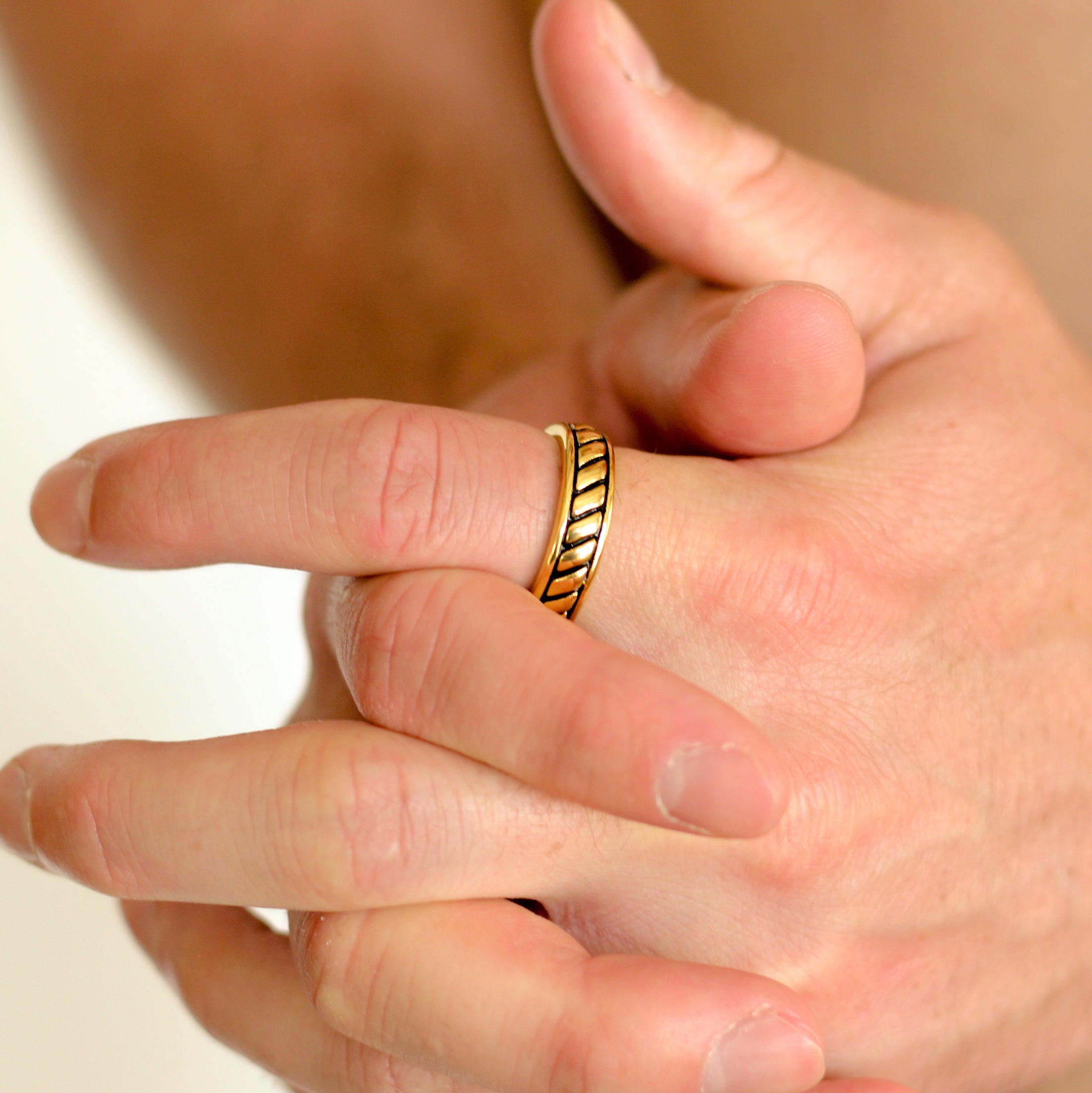 Gold Rope Ring