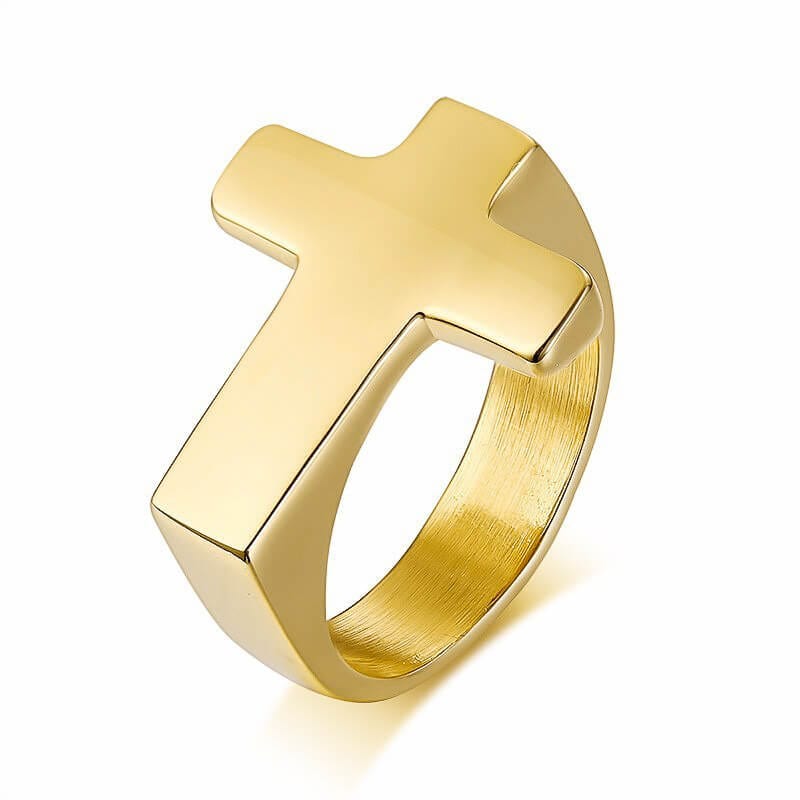 Gold Cross Ring