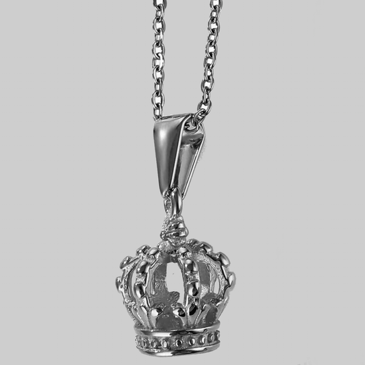 Silver Crown Pendant