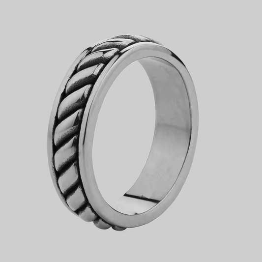 Silver Rope Ring