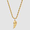 Load image into Gallery viewer, Gold Angel Wing Pendant
