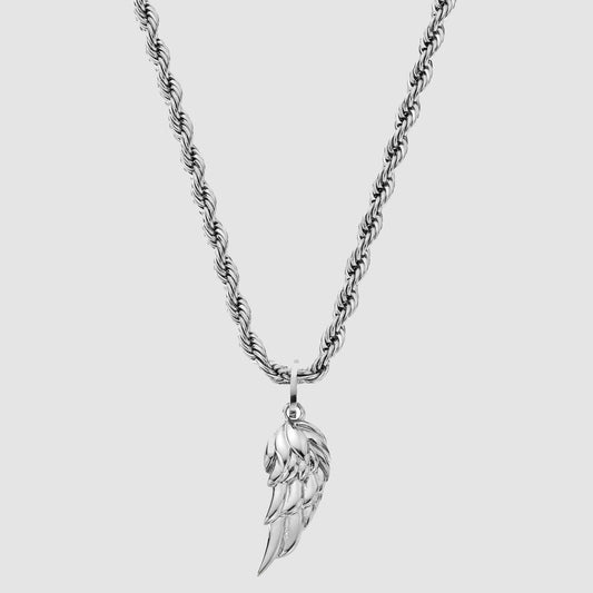 Silver Angel Wing Pendant