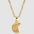 Load image into Gallery viewer, Gold Fractured St Christopher
