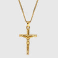 Load image into Gallery viewer, Gold Crucifix Pendant
