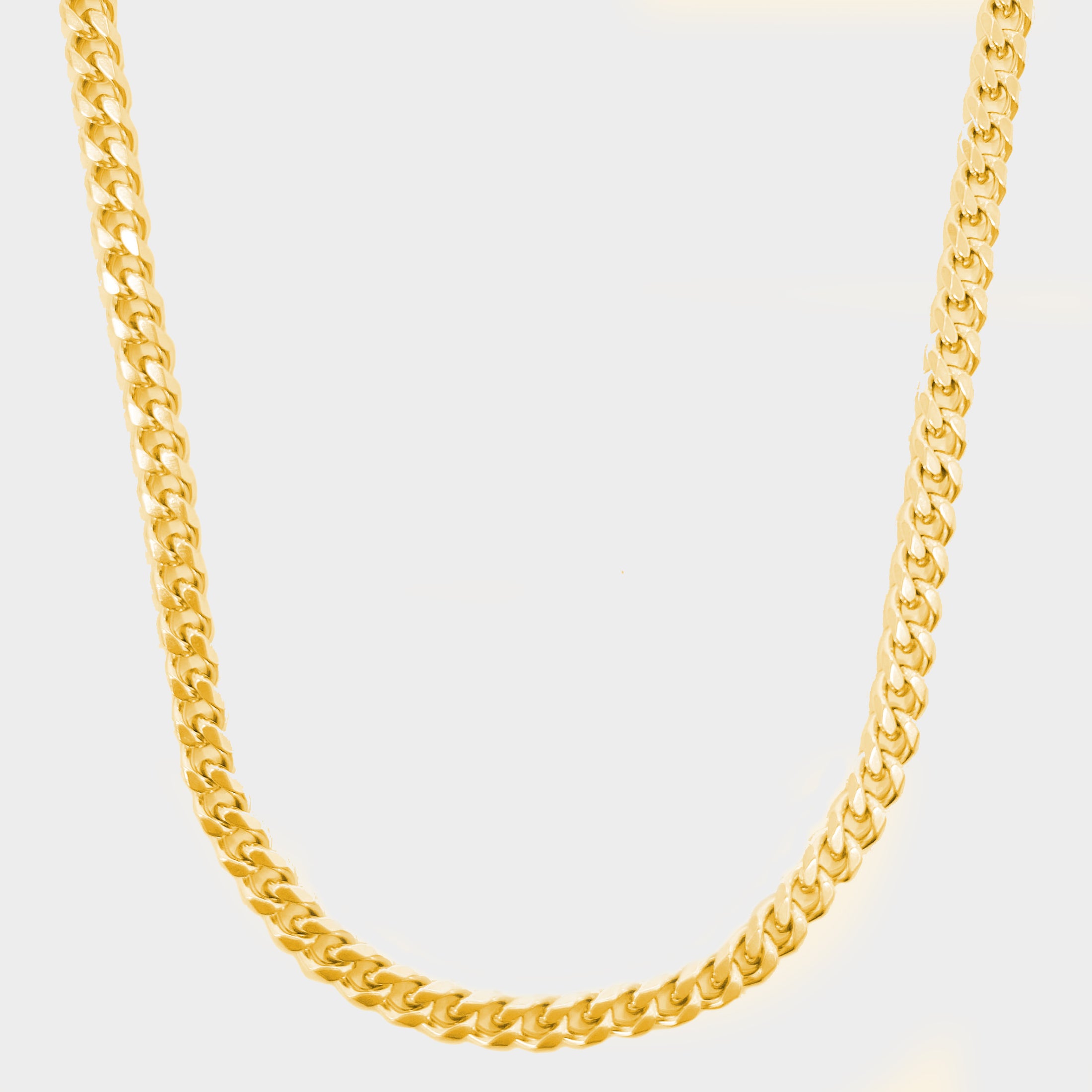 Gold Cuban Necklace 5mm