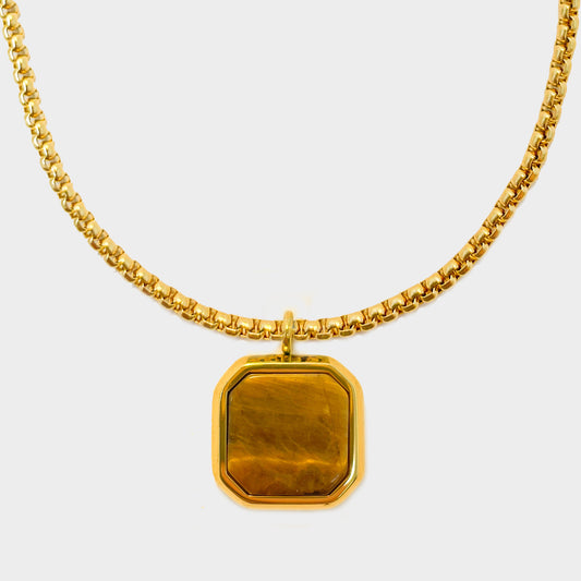 Gold Tiger Eye Necklace