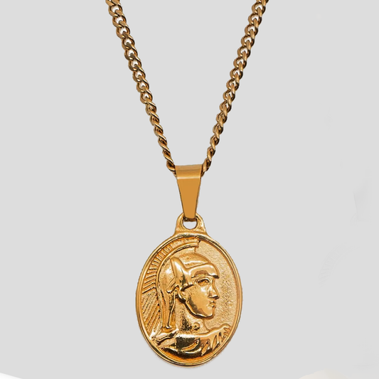 Gold Galea Pendant