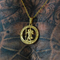 Load image into Gallery viewer, Gold St Christopher Necklace
