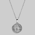 Load image into Gallery viewer, Silver Compass Necklace
