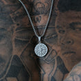 Load image into Gallery viewer, Silver Compass Necklace
