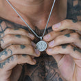 Load image into Gallery viewer, Silver Compass Necklace
