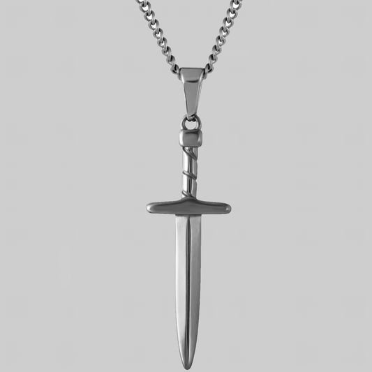 Silver Dagger Pendant