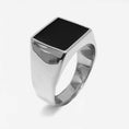 Load image into Gallery viewer, Black & Silver Onyx Ring
